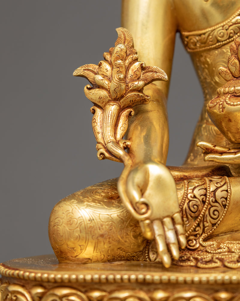 Three Wise Buddha Statues |  Traditional Tibetan Art