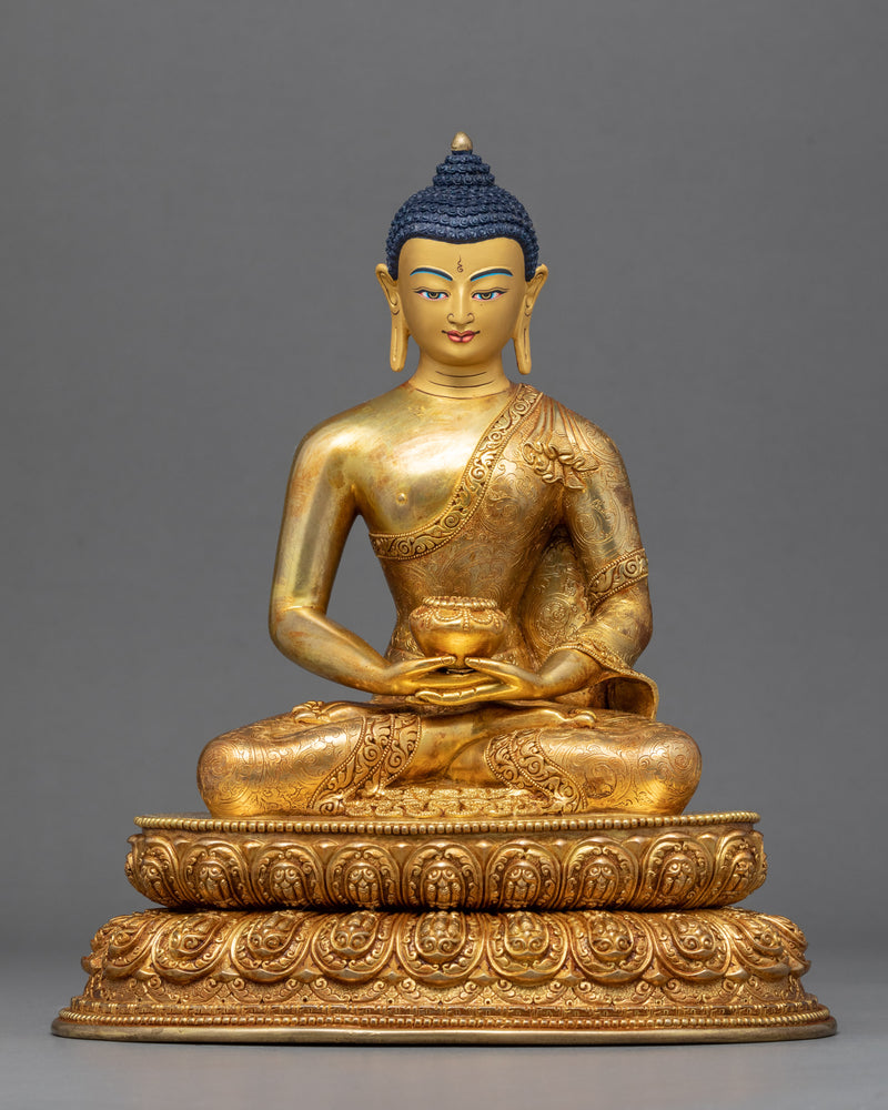 Three Wise Buddha Statues |  Traditional Tibetan Art