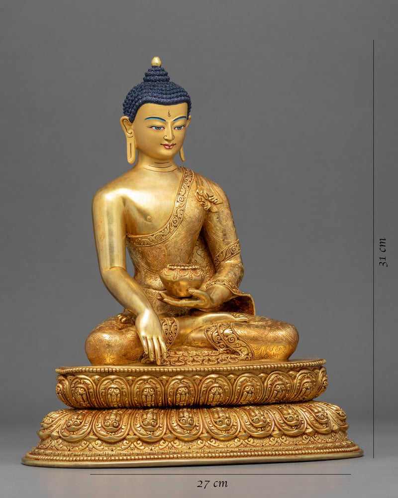 Three Wise Buddha Statues |  Traditional Tibetan Art