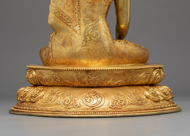 Shakyamuni Buddha Prayer Statue | Tibetan Buddhist Art