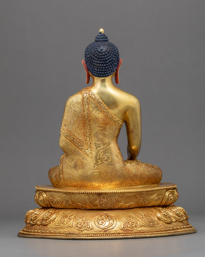 Shakyamuni Buddha Prayer Statue | Tibetan Buddhist Art