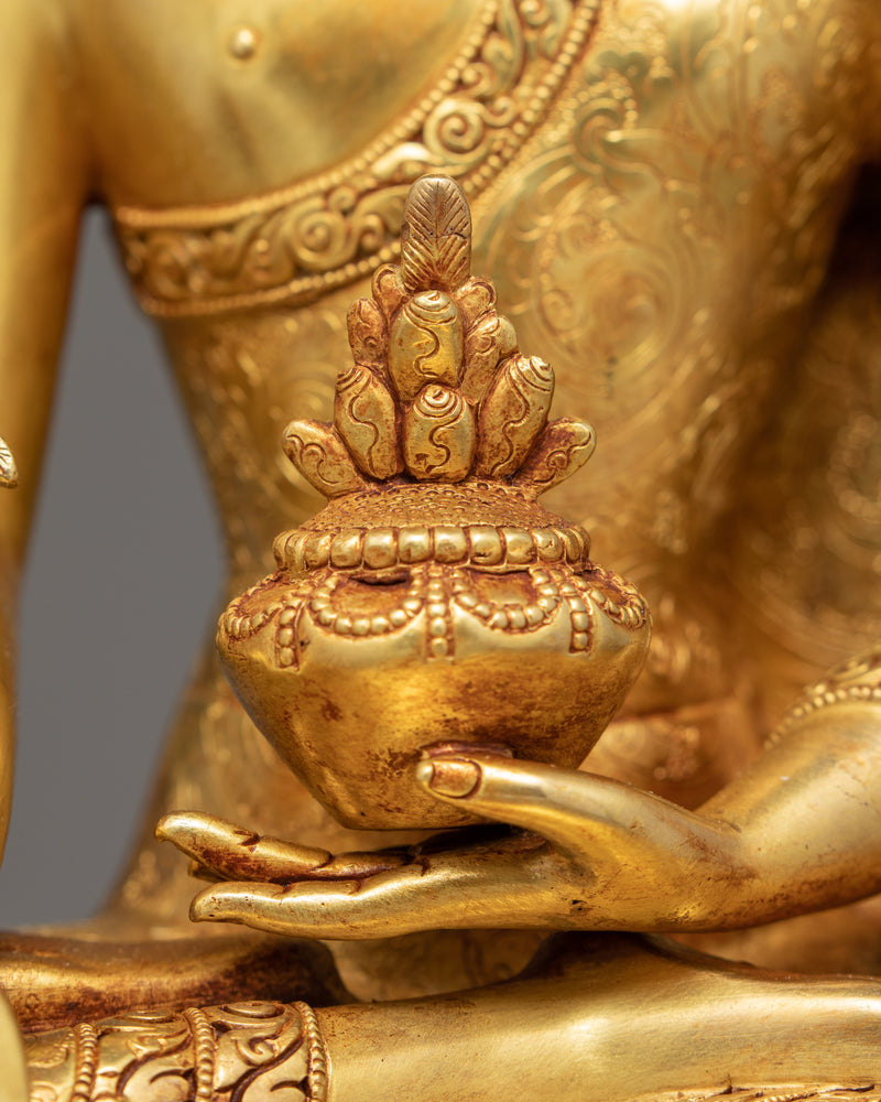 The Healing Medicine Buddha Statue | Traditional Buddhist Art