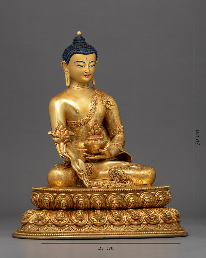 The Healing Medicine Buddha Statue | Traditional Buddhist Art