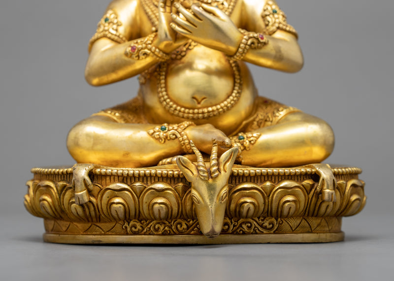 Mahasiddha Virupa Traditional Statue | Buddhist Master Art