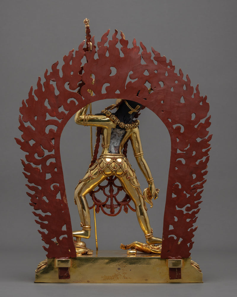 Goddess Vajrayogini Statue | Gold Gilded Dakini Art