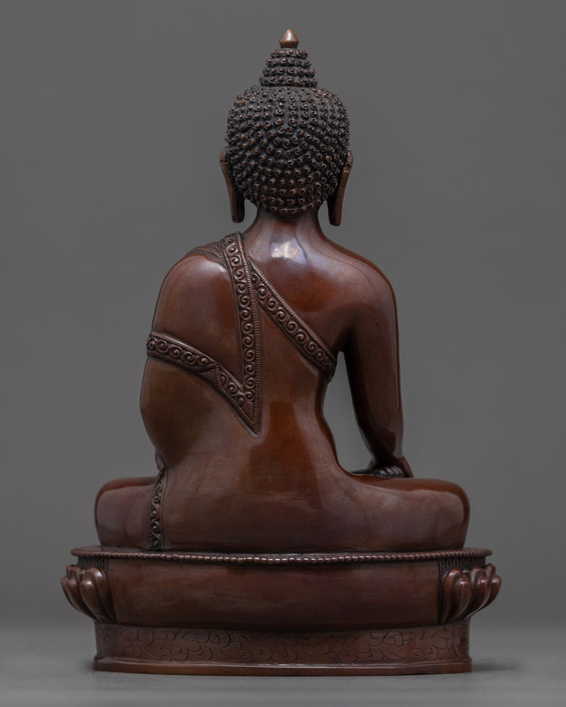 Shakyamuni Buddha Sculpture | Hand Carved Buddhist Tibet Art