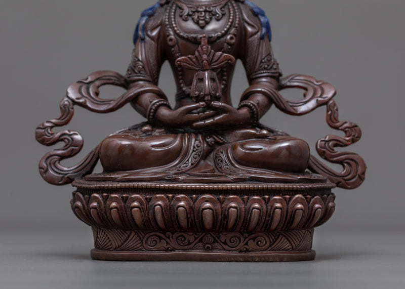 Amitayus Bodhisattva Copper Sculpture | Himalayan Art of Nepal