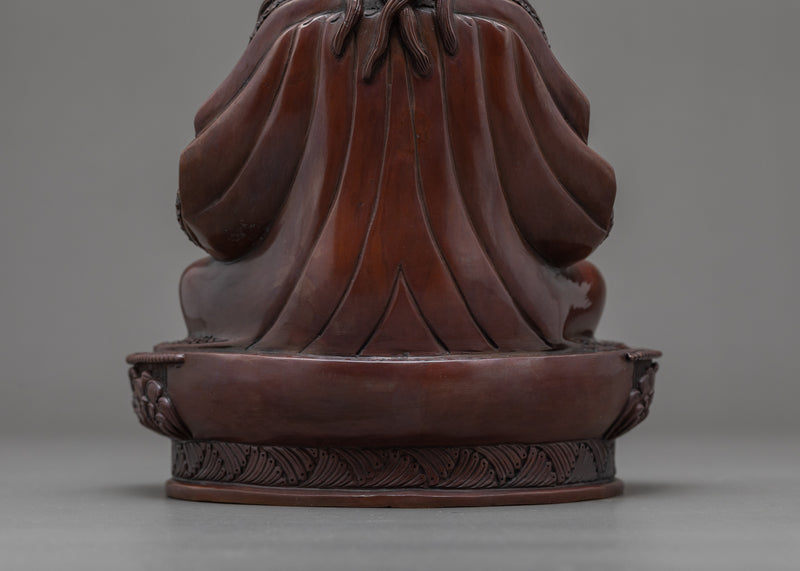 Guru Padmasambhava | Traditional Handmade Copper Sculpture