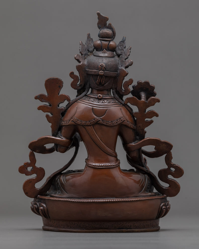 White Tara Goddess Statue | Traditional Buddhist Art