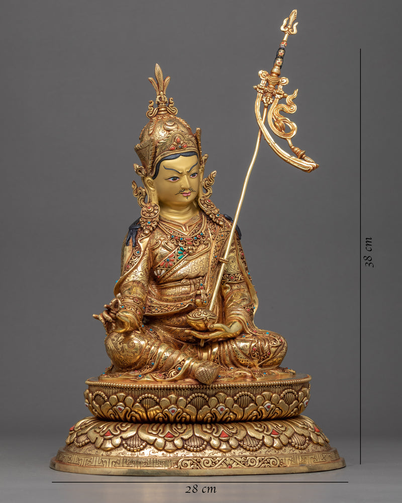 Guru Padmasambhava Art | Traditional Hand Crafted Statue