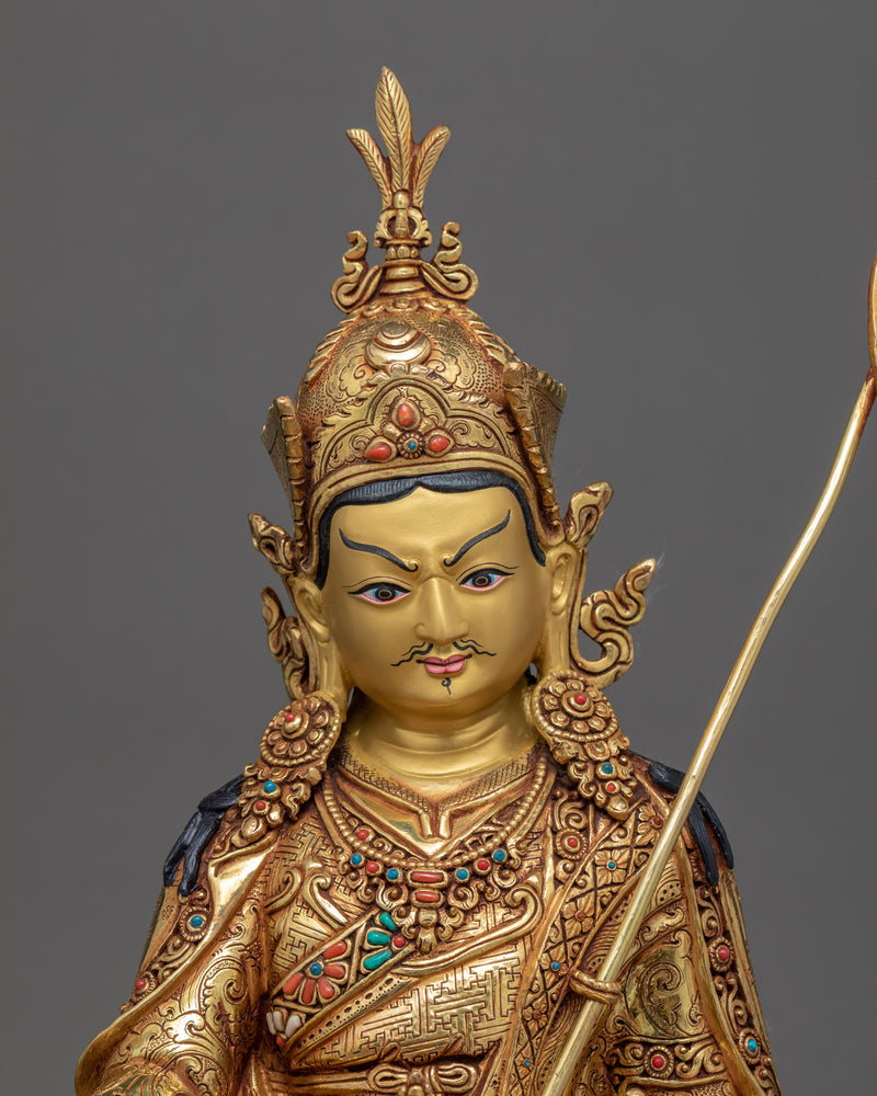 Guru Padmasambhava Art | Traditional Hand Crafted Statue