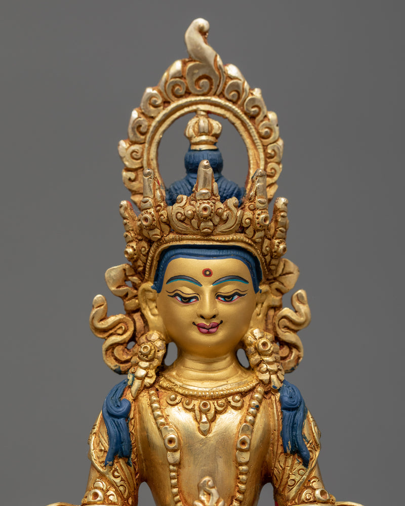 Amitayus Sculpture | Traditionally Hand Carved Statue