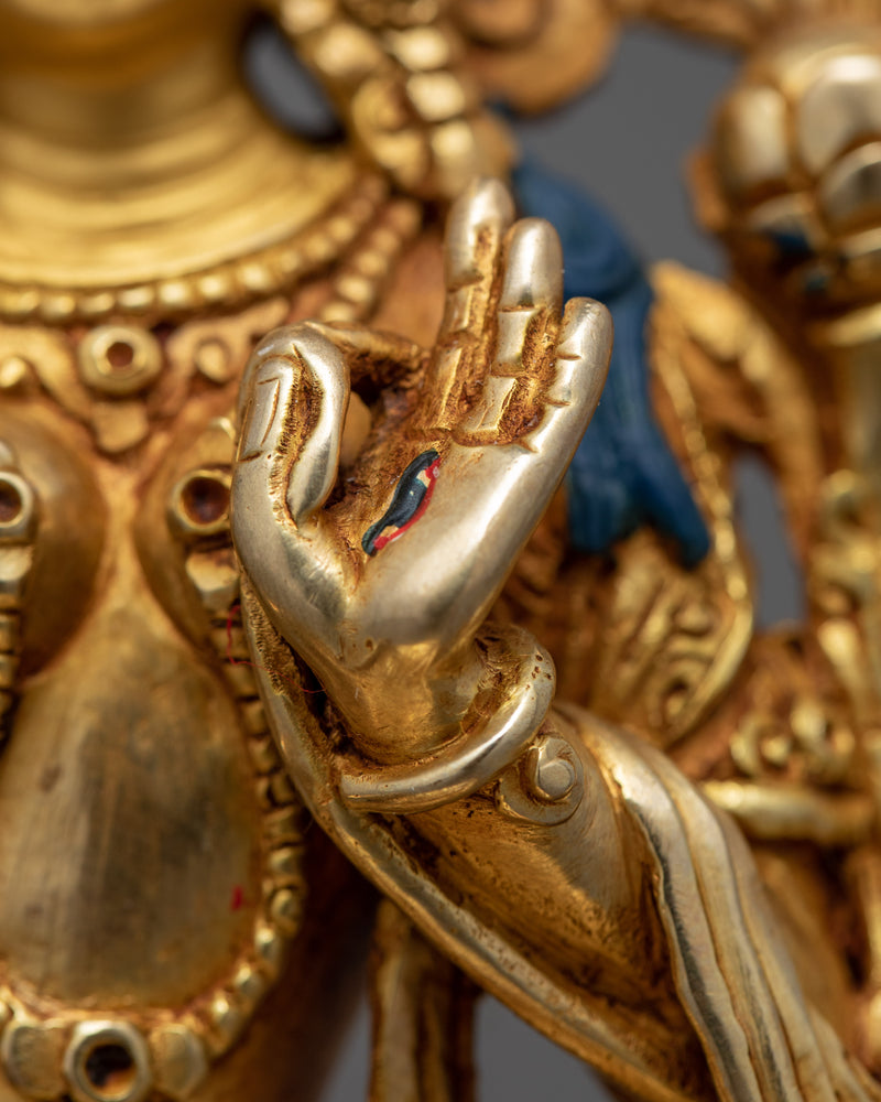 The White Tara Art | Traditionally Hand Carved Sculpture