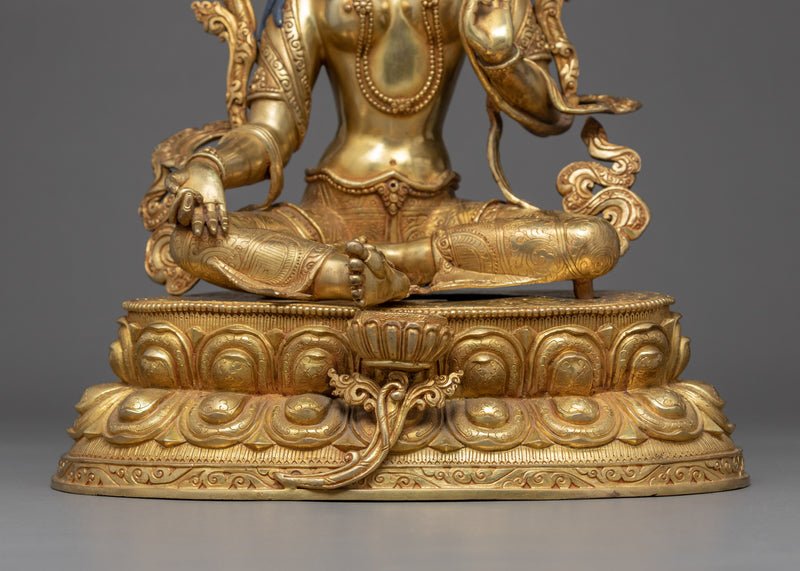 Green Tara Statue | Buy Online Hand Carved Himalayan Art