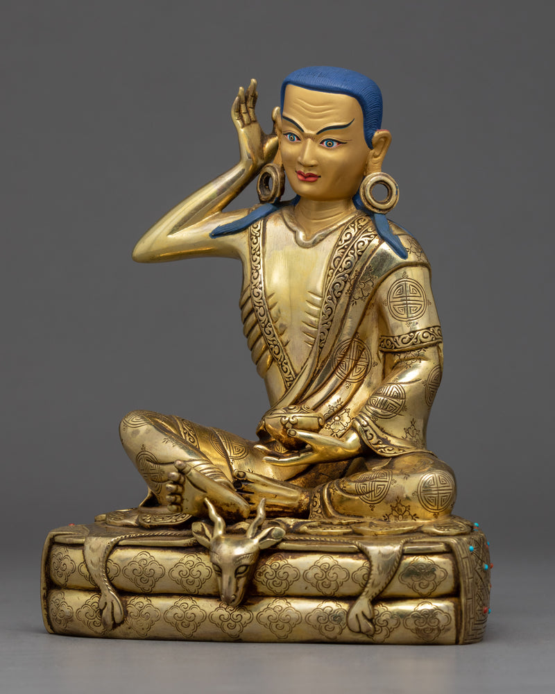 Milarepa Statue | Traditional Buddhist Master Sculpture