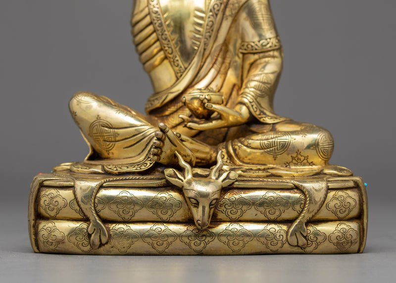 Milarepa Statue | Traditional Buddhist Master Sculpture