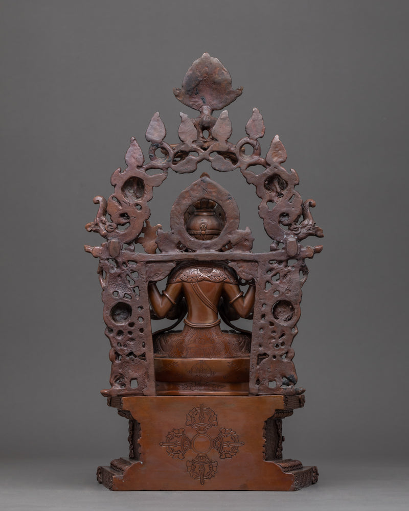 Chenrezig Bodhisattva Art | Traditionally Hand Carved Statue