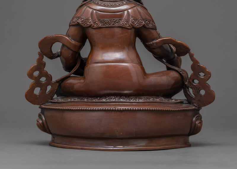 Dzambhala Wrathful Deity Statue | Traditional Tibetan Art