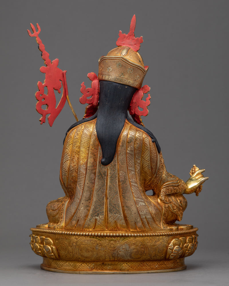 Guru Rinpoche Art | Traditional Tibetan Statue