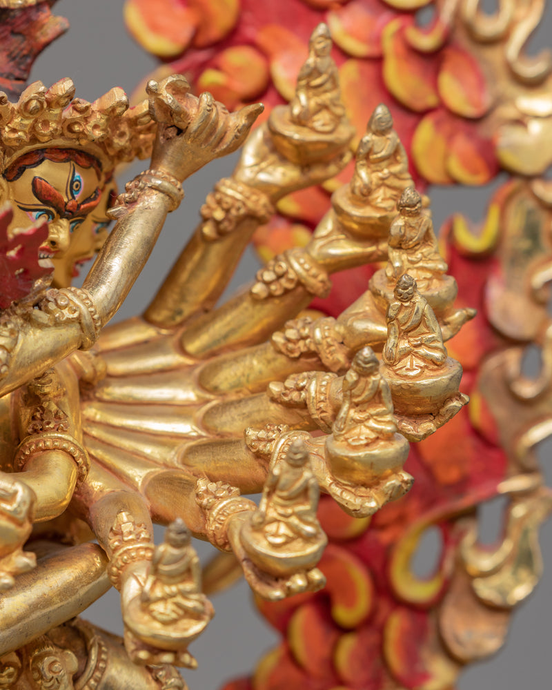 Hevajra Statue | Traditionally Crafted with his Consort