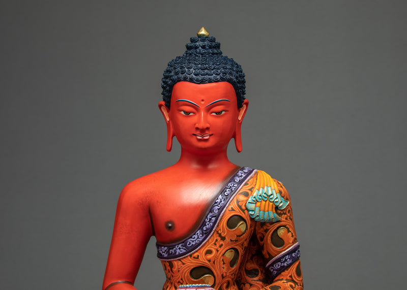 Buddha Amitabha Statue, Himalayan Buddhist Hand Carved Sculpture