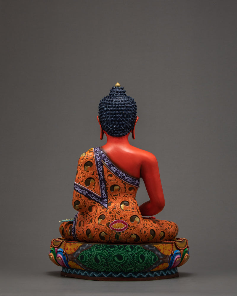 Buddha Amitabha Statue, Himalayan Buddhist Hand Carved Sculpture