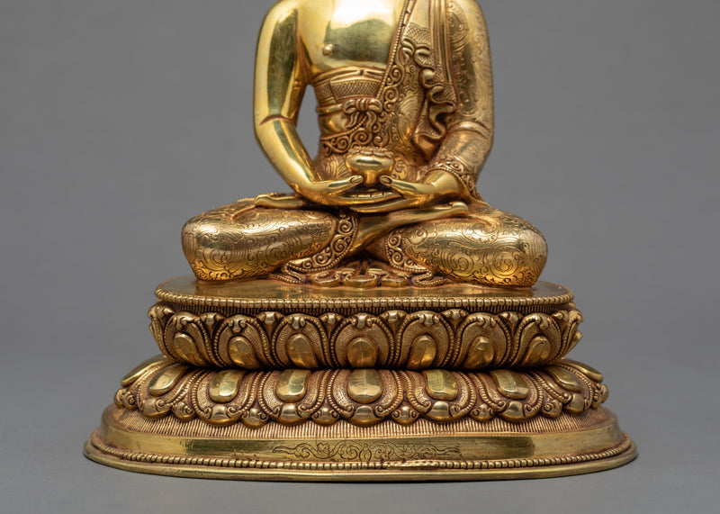 Amitabha Buddha Statue | 24K Gold Gilded