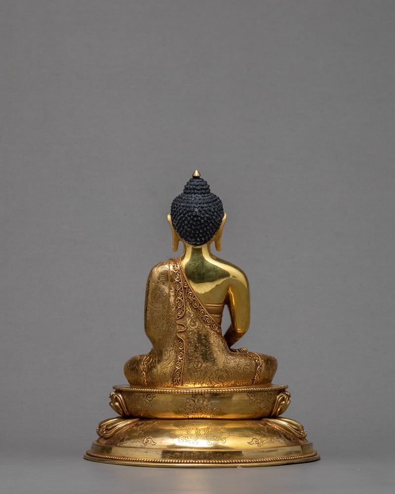 Amitabha Buddha Statue | 24K Gold Gilded