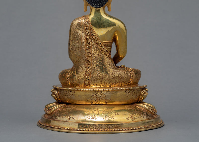 Amitabha Buddha Statue | 24K Gold Gilded