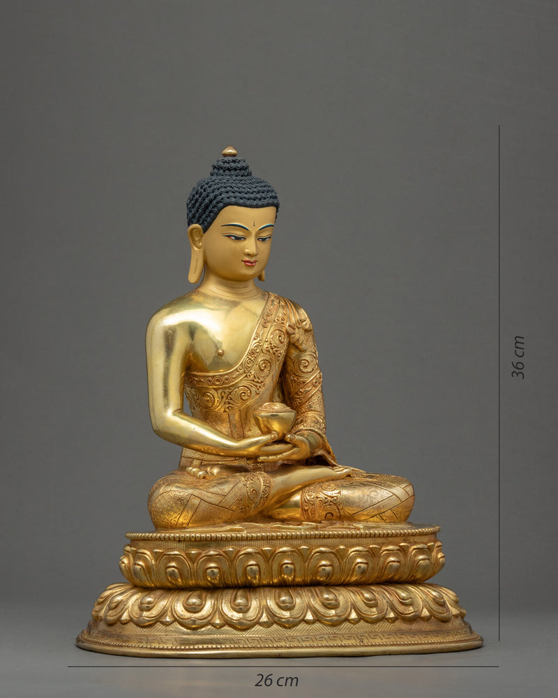 Dhyani Buddha Amitabha Statue | Traditionally Hand Carved Buddhist Art