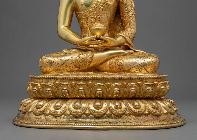 Dhyani Buddha Amitabha Statue | Traditionally Hand Carved Buddhist Art