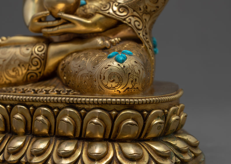 Amitabha Buddha | Handmade Buddhist Deity Sculpture | Tibetan Art Statue