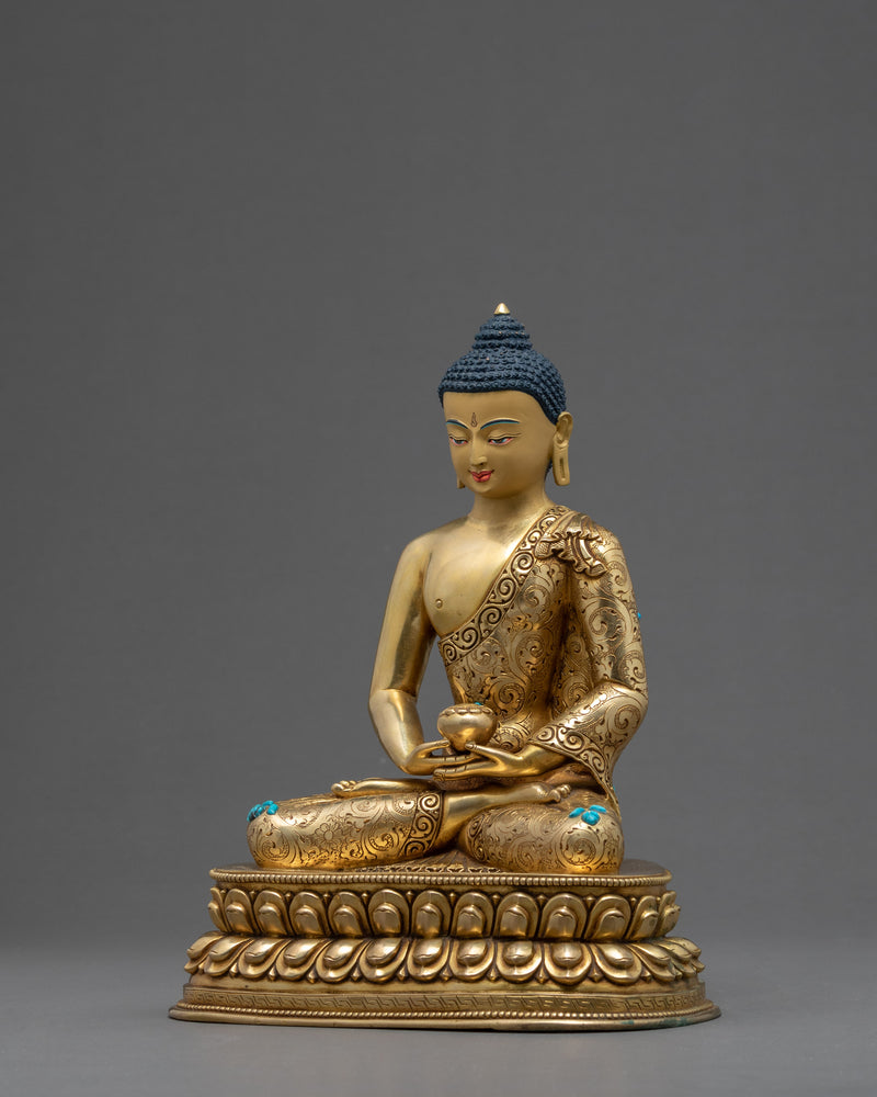 Amitabha Buddha | Handmade Buddhist Deity Sculpture | Tibetan Art Statue