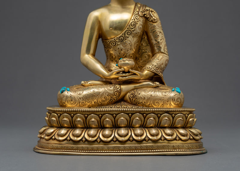 Amitabha Buddha | Handmade Buddhist Deity Sculpture | Tibetan Art Statue