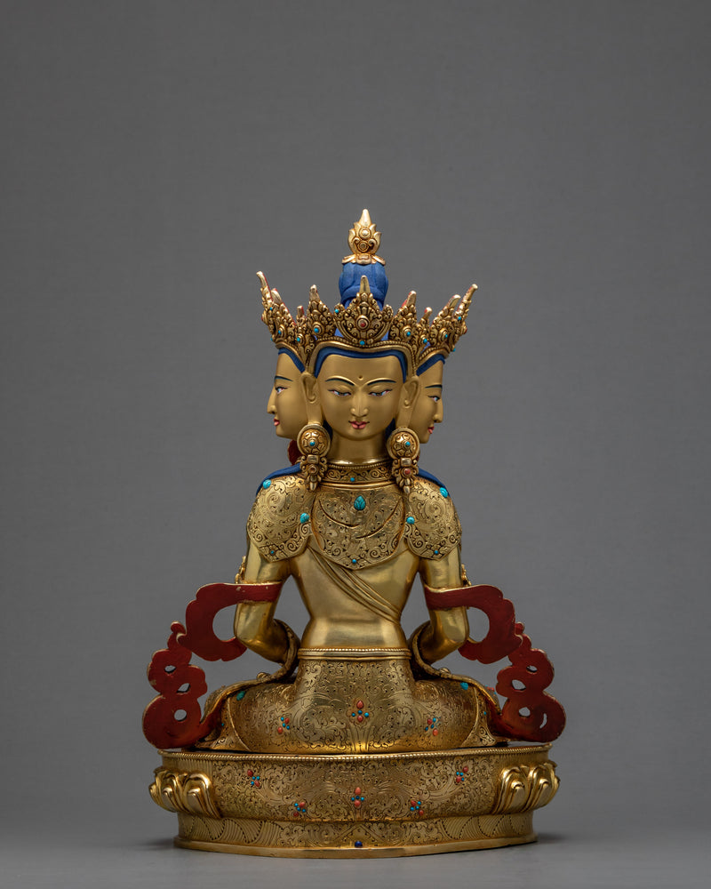 Vairocana Buddha Statue | Traditional Tibet Art