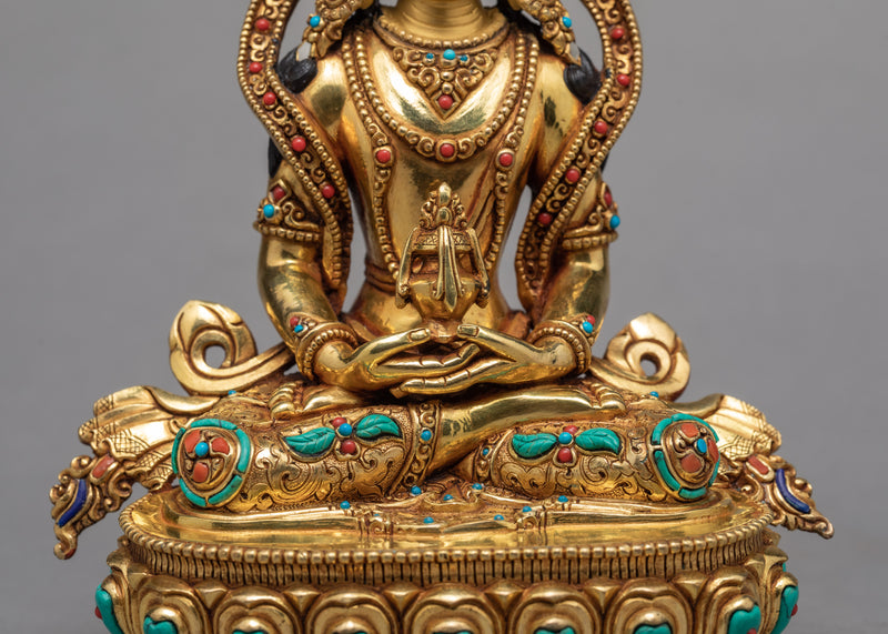 Amitayus Buddha Sculpture | Handmade Buddhist Statue