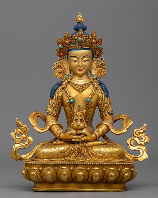 amitayus short mantra statue