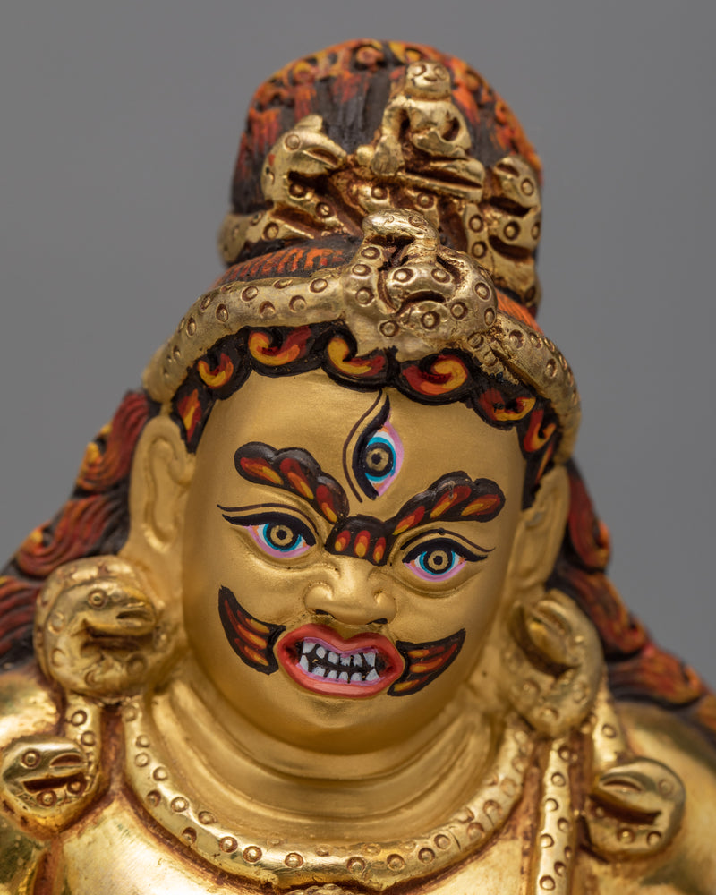 Black Dzambala  | Hand-Carved Statue