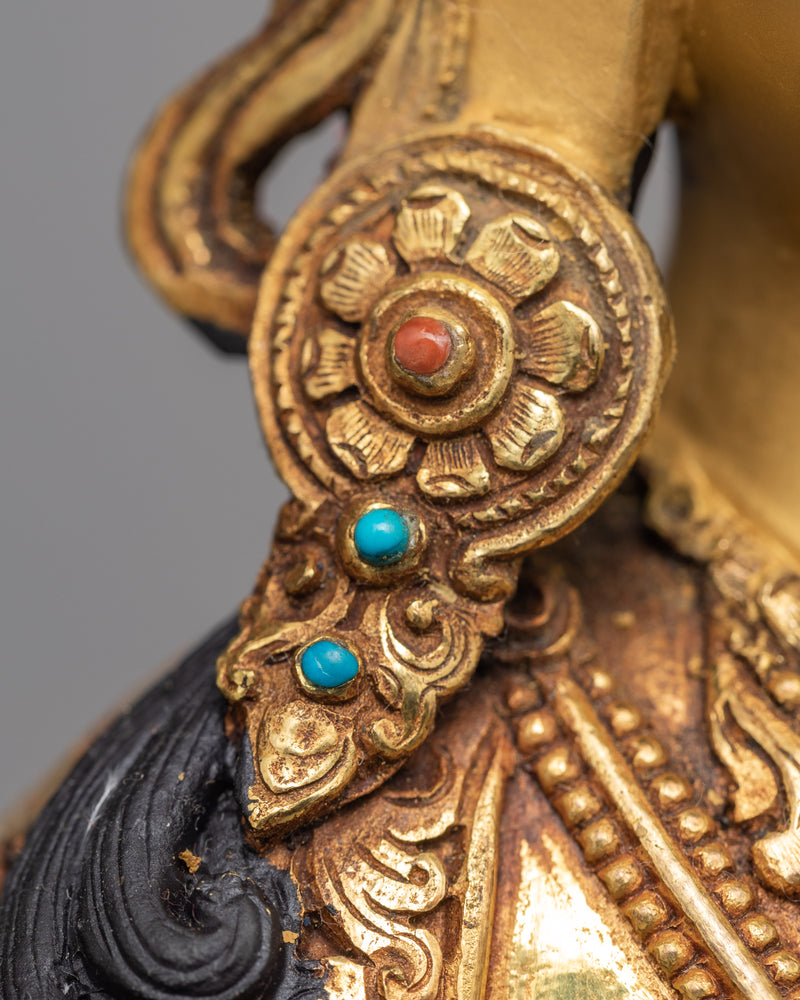 Chenrezig Statue | Plated With Gold Buddhist Sculpture