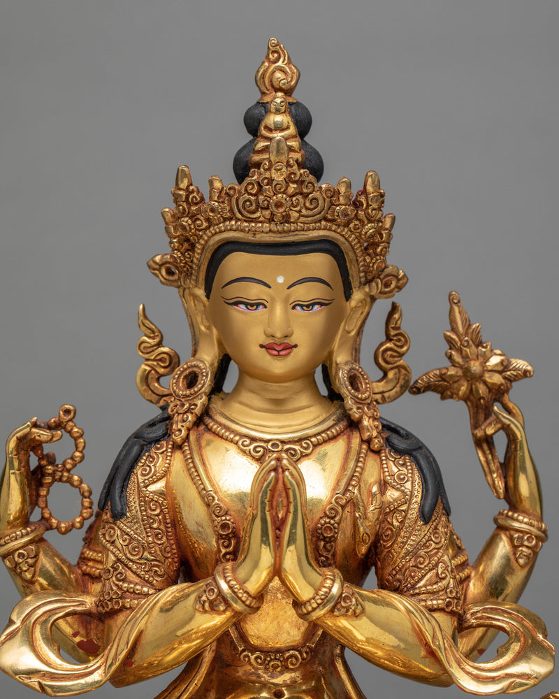 Chenrezig Statue | Avalokiteshvara | Hand-Carved Statue