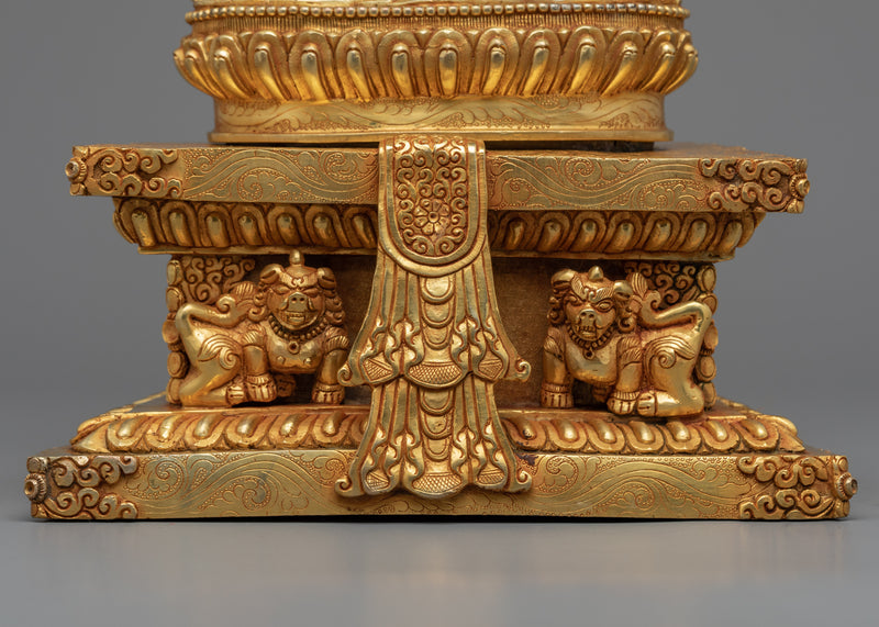 Traditional Buddhist Statue For Avalokiteshvara Chant | Bodhisattva Chenrezig Sculpture