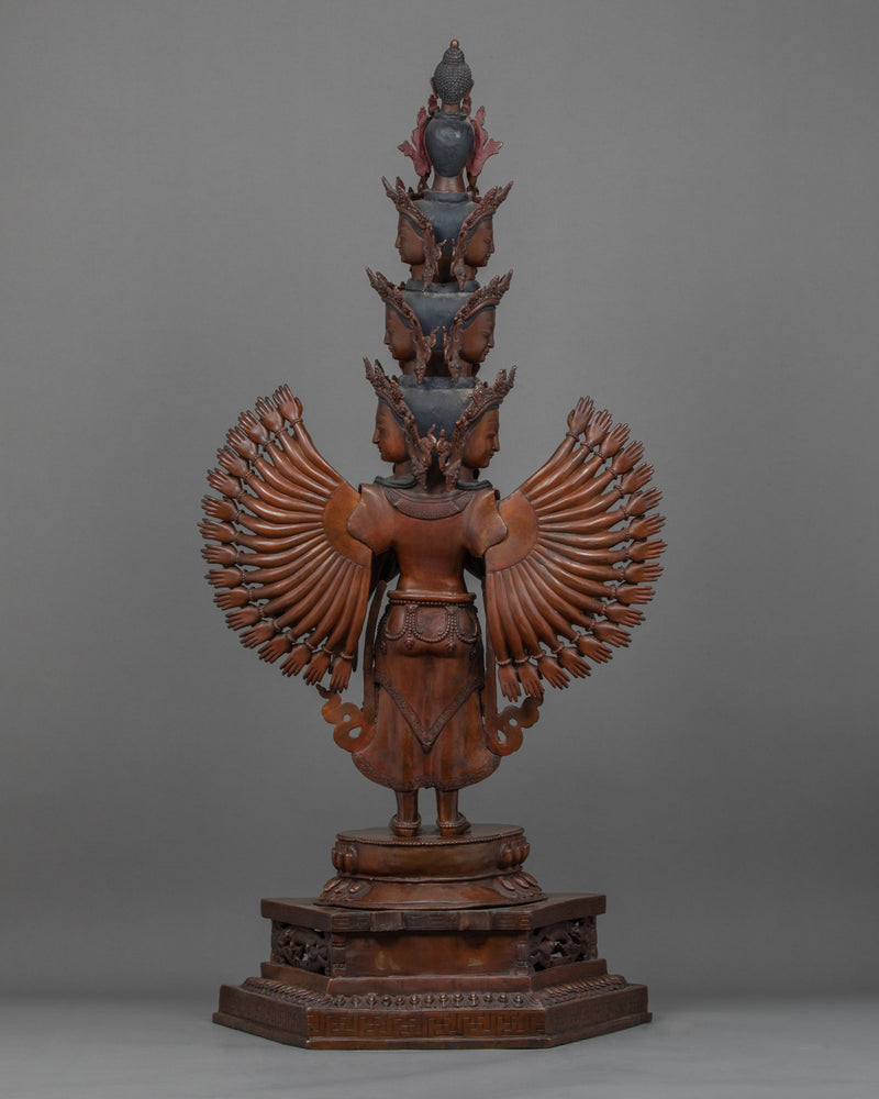 1000 Armed Avalokiteshvara | Traditional Himalayan Art of Nepal