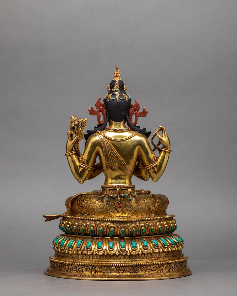 Traditional Himalayan art | Chenrezig- Avalokiteshvara Statue