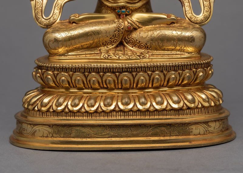 Chenrezig Statue | Gold-plated Avalokiteshvara Art