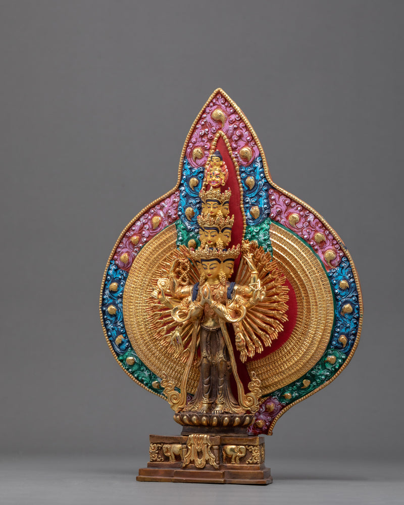 1000 Armed Chenrezig Statue | Traditional Himalayan Art