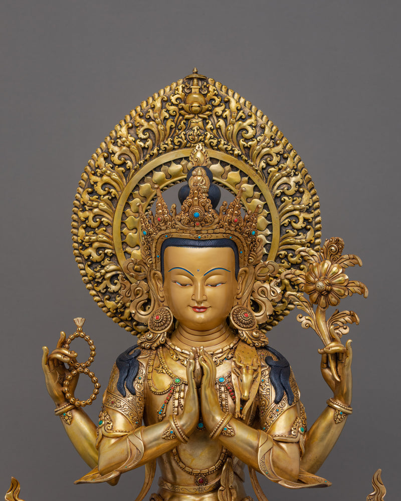 Avalokiteshvara Chenrezig | Statue Art | Buddhism Deity