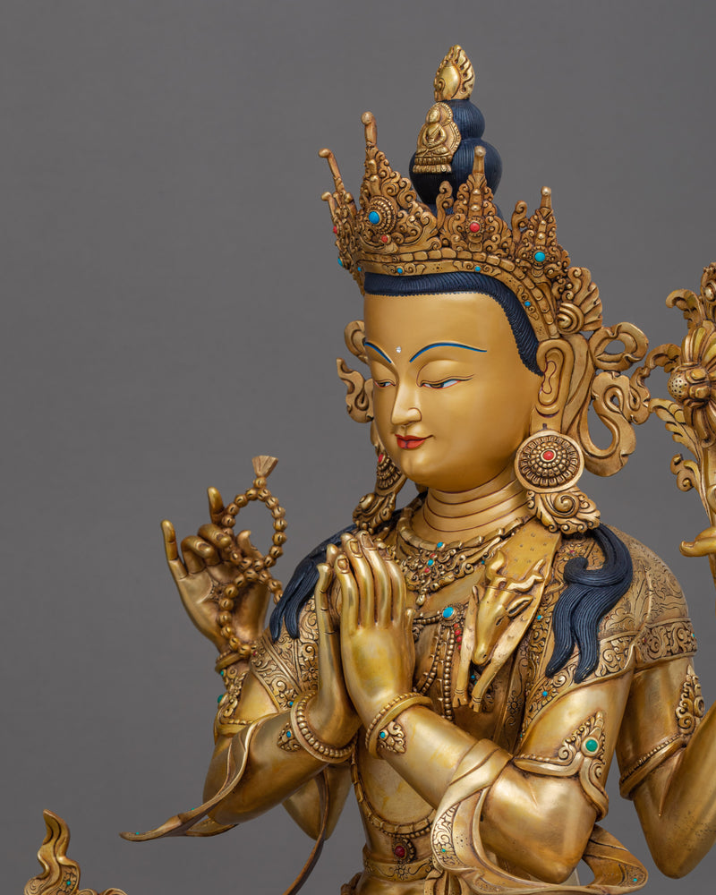 Avalokiteshvara Chenrezig | Statue Art | Buddhism Deity