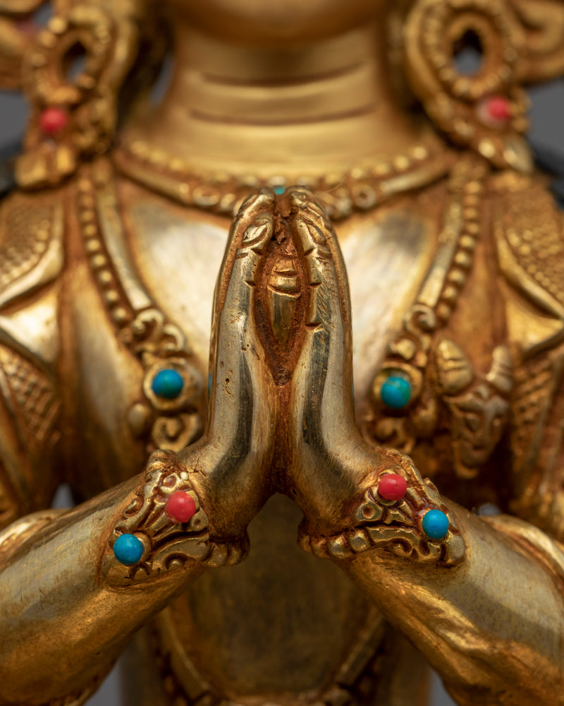 The Bodhisattva Avalokiteshvara Statue | Traditionally Hand Carved Art