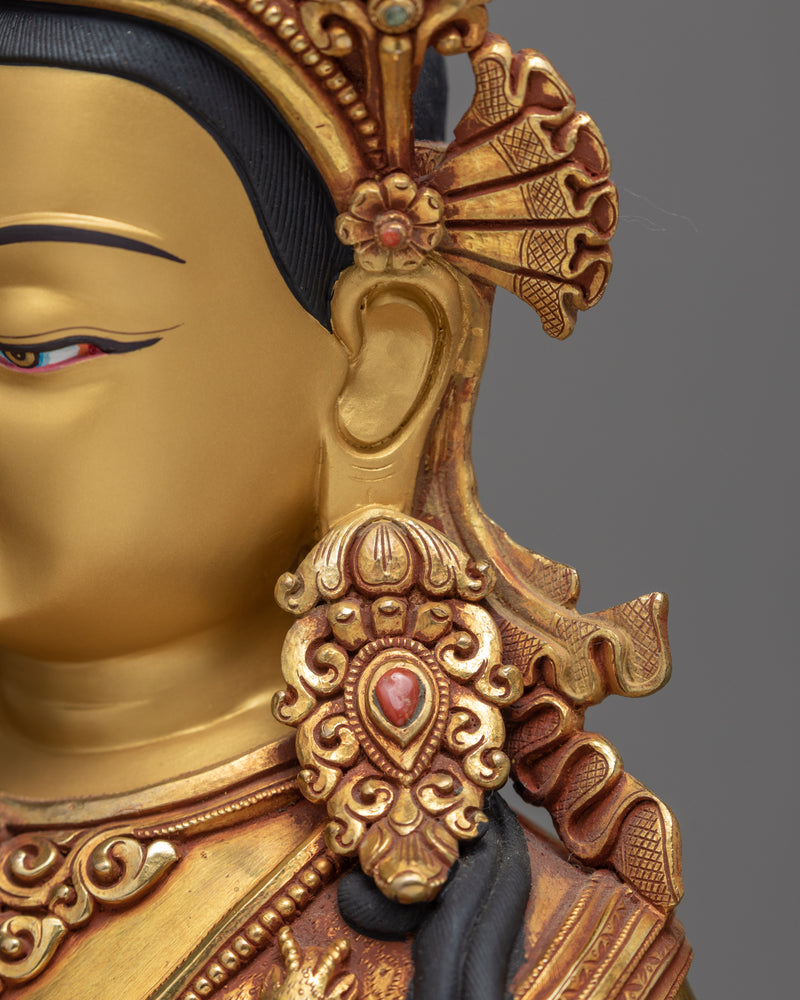 The Bodhisattva Avalokiteshvara Statue | Traditionally Hand Carved Nepali Sculpture