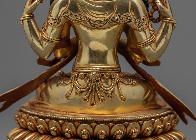 Chenrezig Statue | Avalokiteshvara The Compassionate Bodhisattva | Tibetan Scutpture